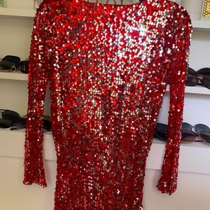 Sequin mini dress